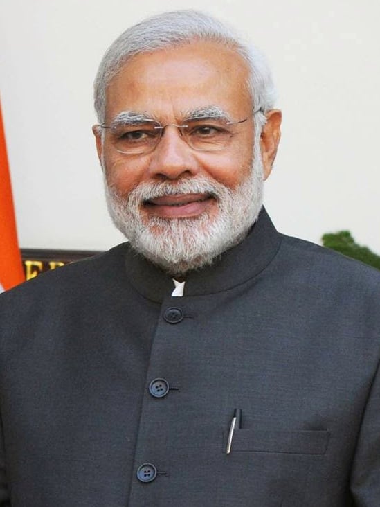 Narendra Modi became the Prime Minister of India, following the 2014 Indian general election.