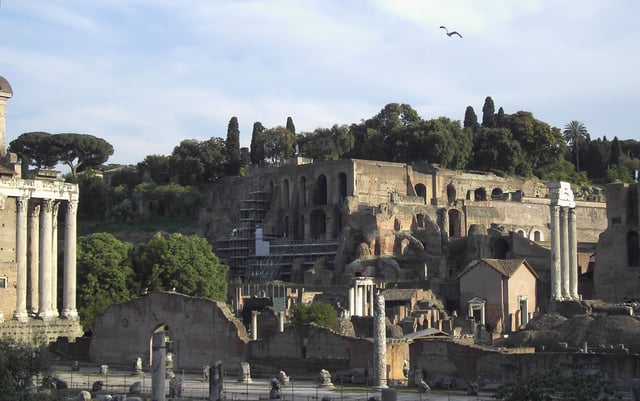 The Ancient-Imperial-Roman palaces of the Palatine are a series of palaces located in the Palatine Hill visibly express the power and wealth of emperors from Augustus until the 4th century.