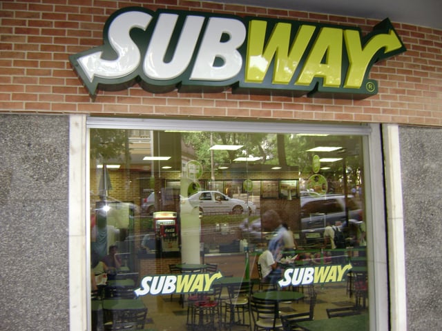 Subway in Belo Horizonte, Brazil, in 2009