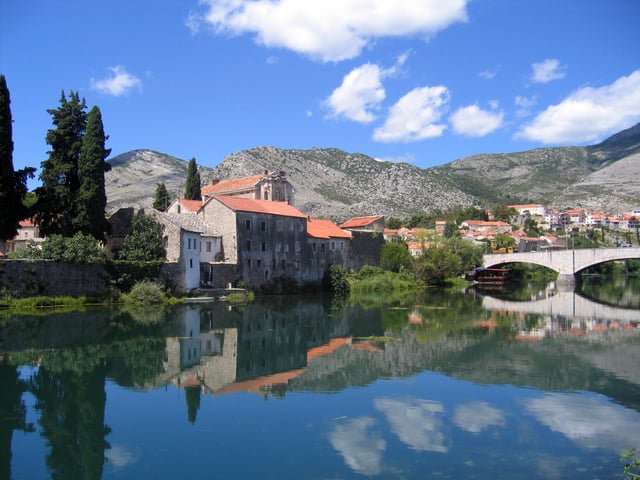 Trebinje, on the banks of the Trebišnjica