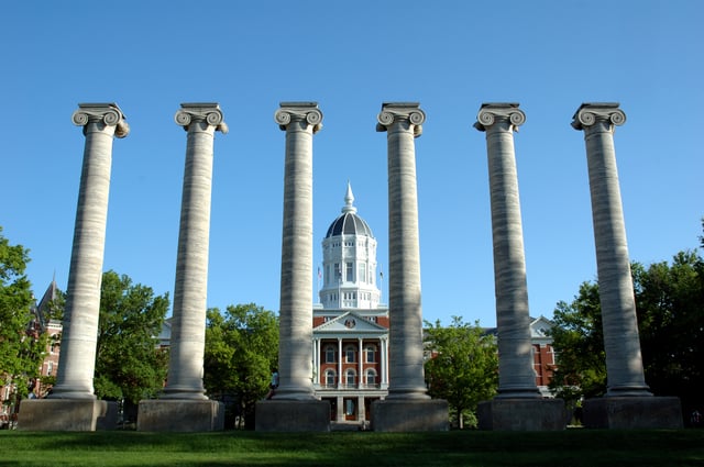 Jesse Hall on the University of Missouri campus