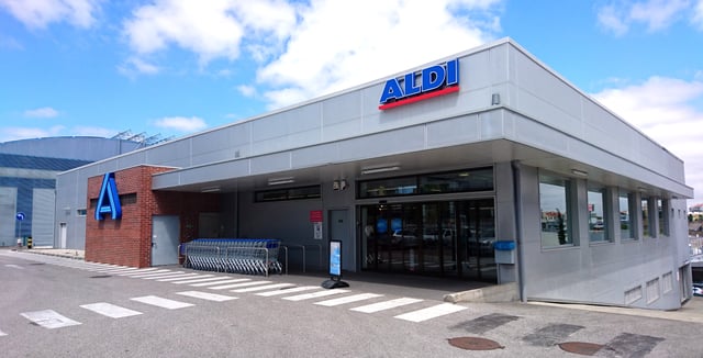 Aldi store in Amadora, Portugal