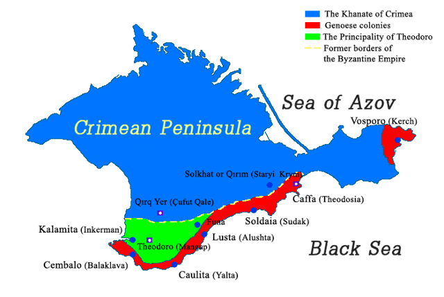 Crimea at the time of Mengli Girai