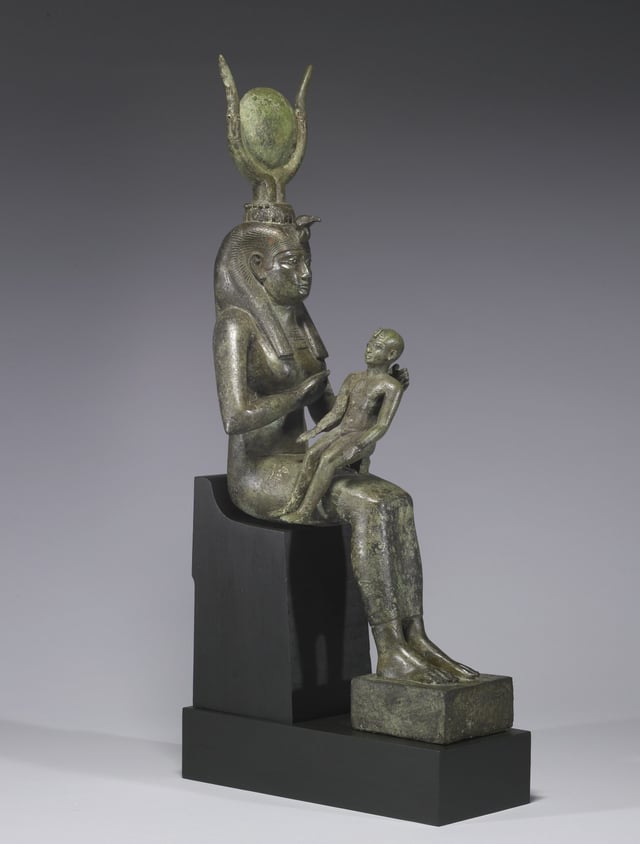 Isis nursing Horus, seventh century BCE