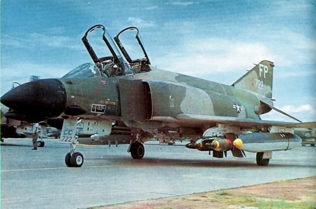 F-4D carrying laser-guided bombs.