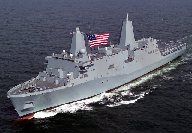 USS San Antonio, a San Antonio-class amphibious transport dock