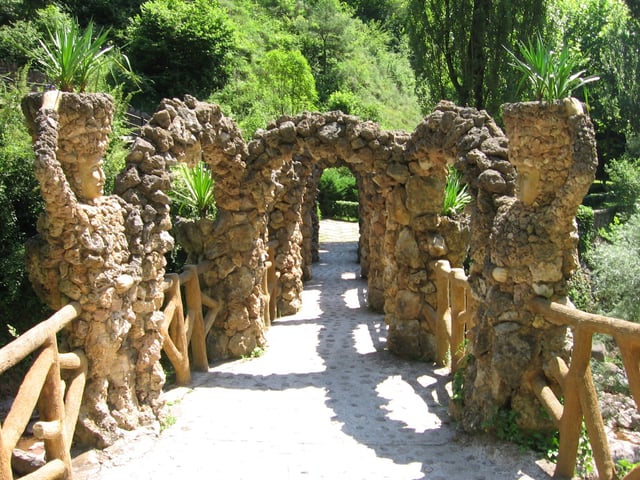 Artigas Gardens, in La Pobla de Lillet
