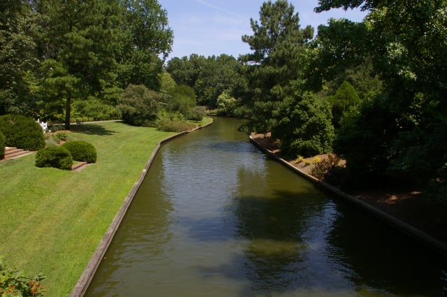 Canal at the Norfolk Botanical Garden