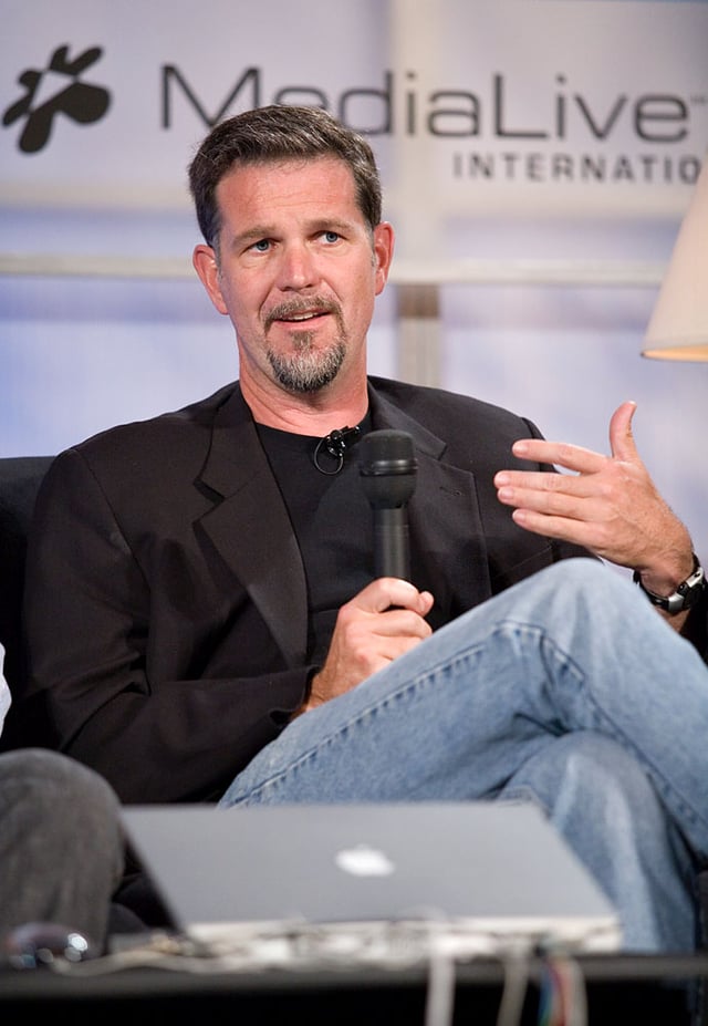 Reed Hastings, co-founder and the current Chairman and CEO.
