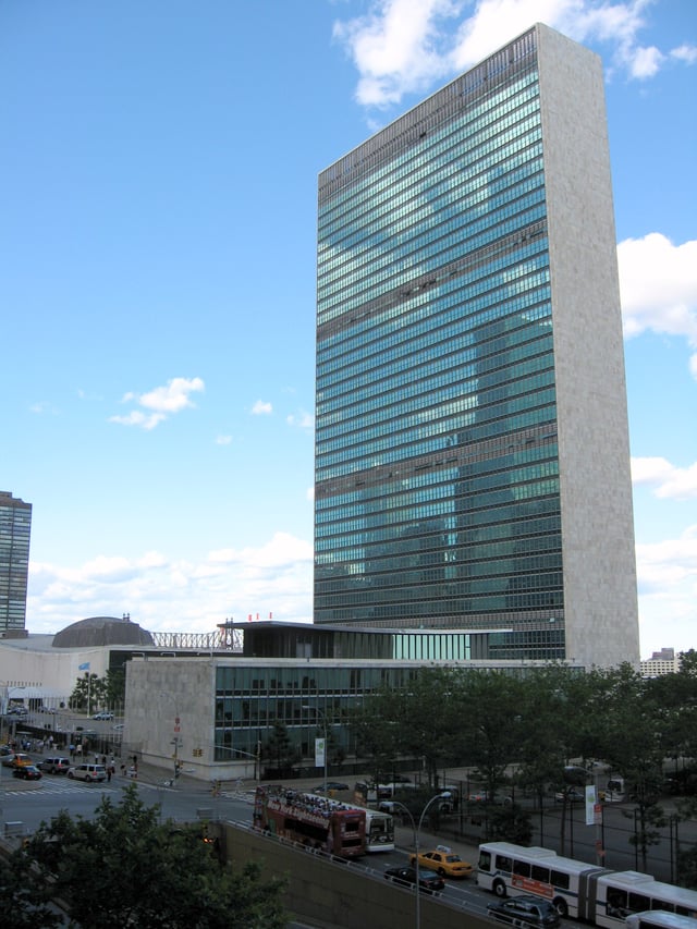 The United Nations' New York headquarters houses civil servants that serve its 193 member states.