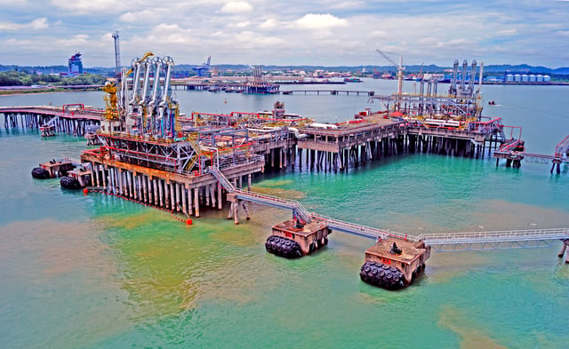 The Bintulu LNG port