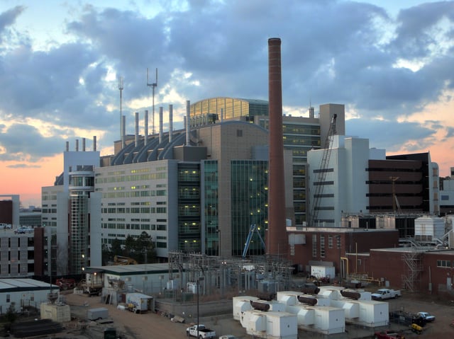 CDC headquarters in Atlanta, Georgia, as seen from Emory University