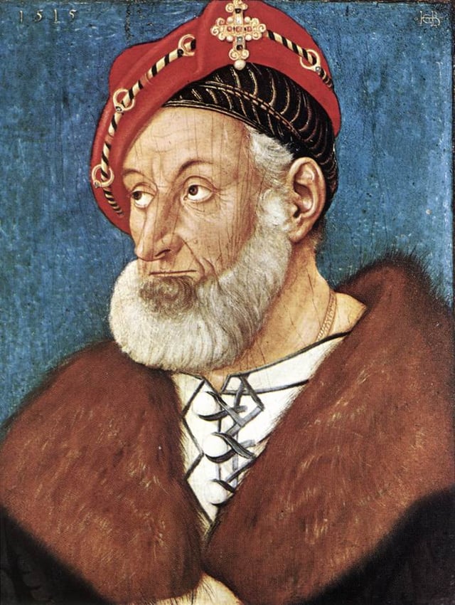Christoph I of Baden, by Hans Baldung Grien, 1515
