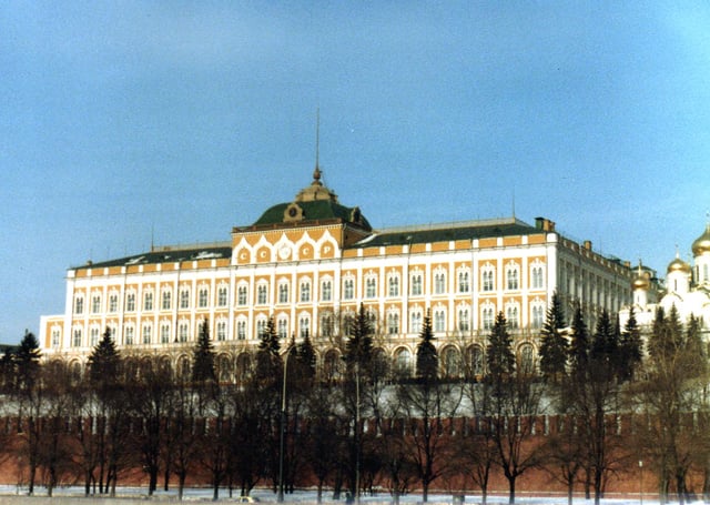 The Grand Kremlin Palace, the seat of the Supreme Soviet of the Soviet Union, 1982