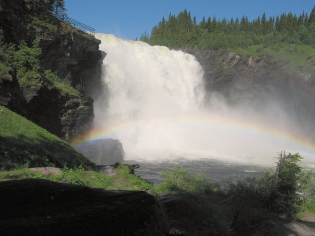 Tännforsen in western Jämtland