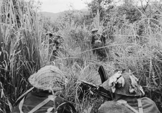 British Indian troops during the Battle of Imphal