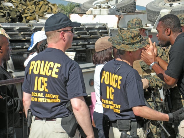 HSI special agents aiding with rescue effort for the 2010 Haiti earthquake
