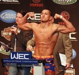 Anthony Pettis weighs in for the final WEC event