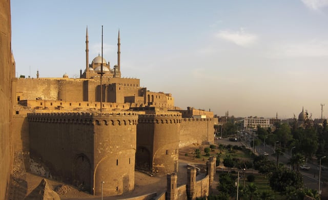 The Citadel of Cairo, with the Mosque of Muhammad Ali.