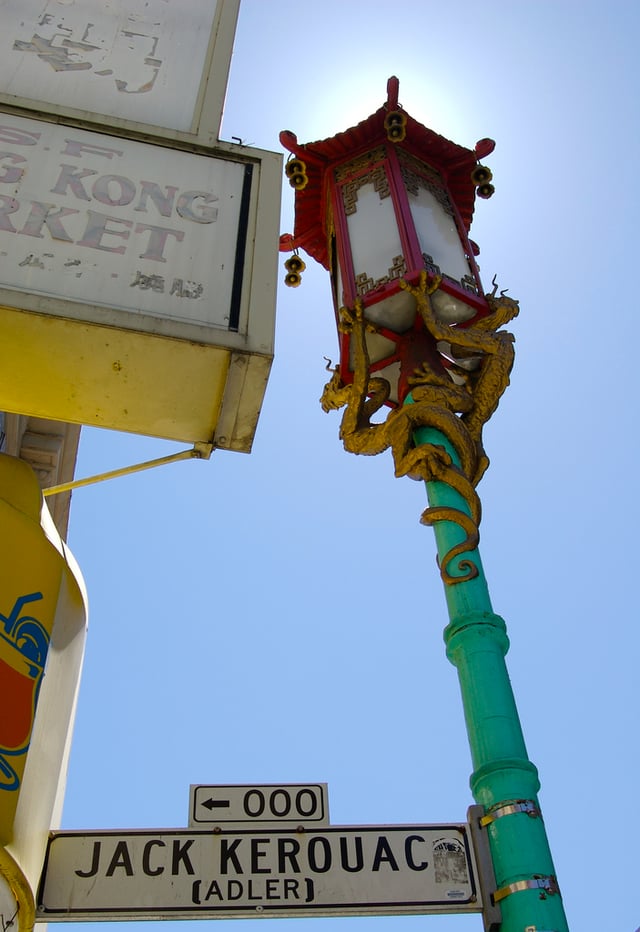 Jack Kerouac Alley in Chinatown, San Francisco