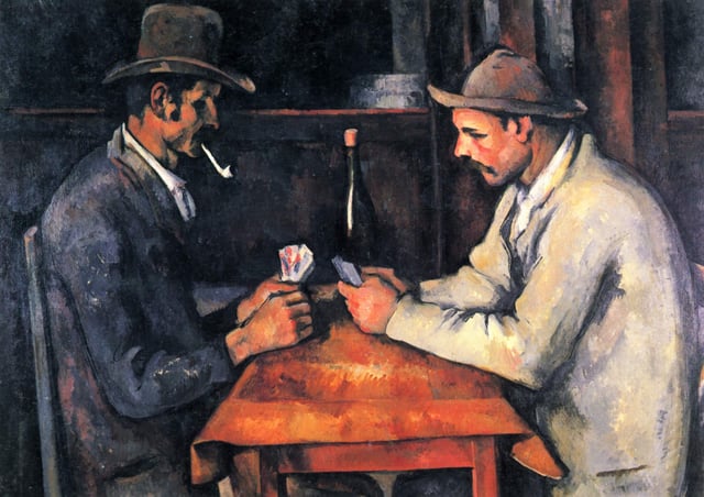 Paul Cézanne, The Card Players, 1892–93, oil on canvas, 97 x 130 cm, Royal Family of Qatar