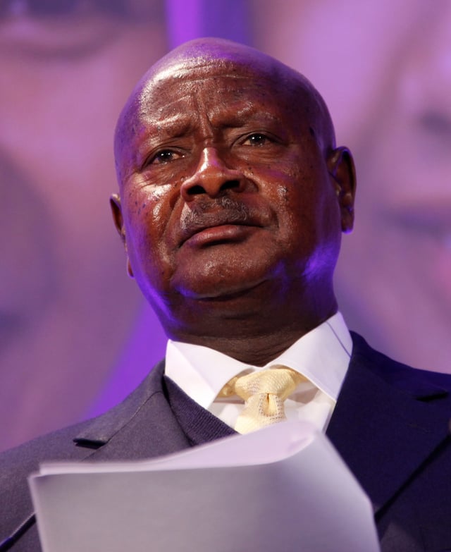 Yoweri Museveni, President of Uganda since 1986