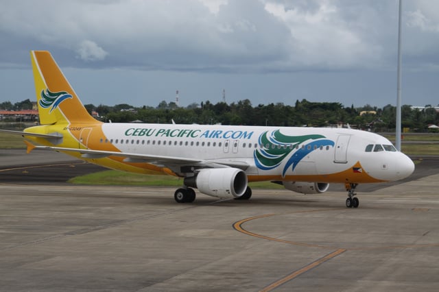 Cebu Pacific's A320-200 taxiing.