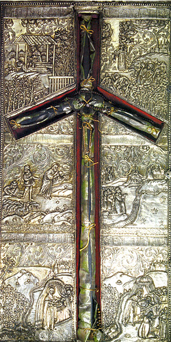 Grapevine cross of Saint Nino of Georgia (Sioni Cathedral, Tbilisi, Georgia)