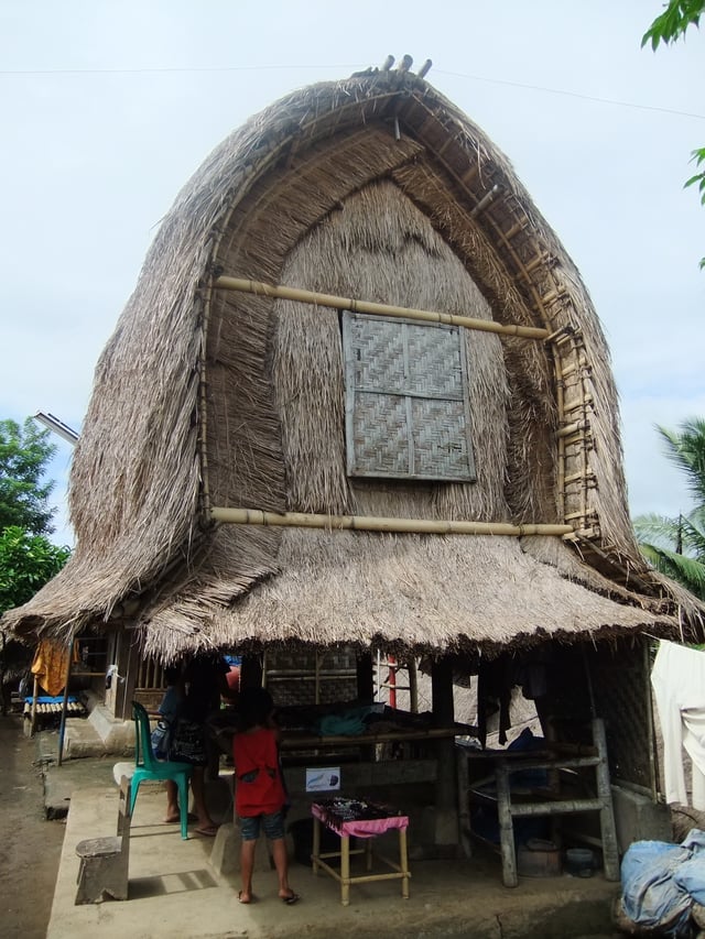 Traditional Sasak rice barn in village of Sade, Lombok, Indonesia.