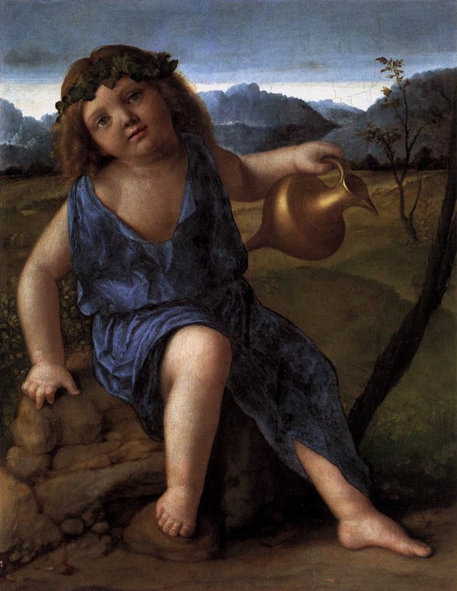 The Infant Bacchus, painting (c. 1505–1510) by Giovanni Bellini.