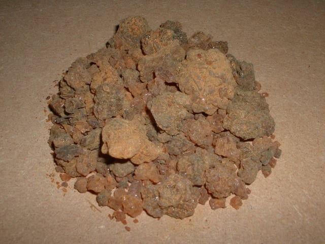 Myrrh was one of the luxury items that had to pass through the Nabatean territory to be traded elsewhere