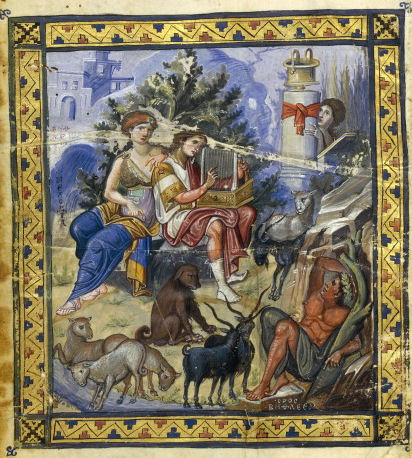 The military successes of the 10th century were coupled with a major cultural revival, the so-called Macedonian Renaissance. Miniature from the Paris Psalter, an example of Hellenistic-influenced art.