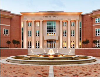Shelby Hall, School of Computing, at the University of South Alabama in Mobile