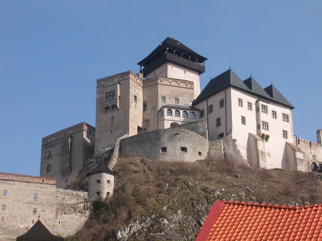 Trenčín (Trencsén) Castle with Matthew's Tower