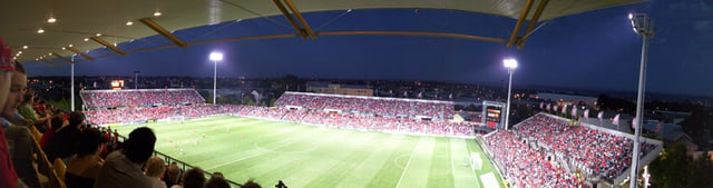 Hindmarsh Stadium hosts Adelaide United.