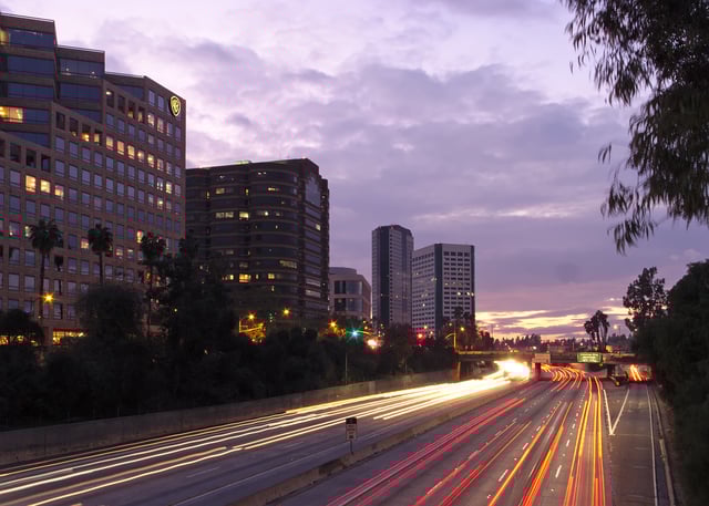 Office space in the Burbank media district along California State Route 134