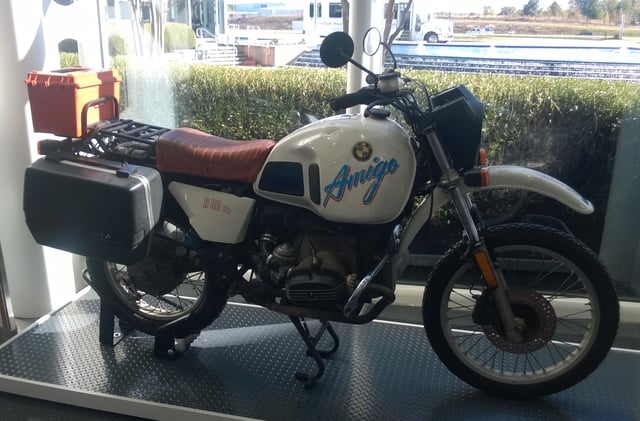Ed Culberson's "Amigo" (a BMW R80G/S motorcycle) was the first motor vehicle to fully navigate the Pan-American Highway by land.