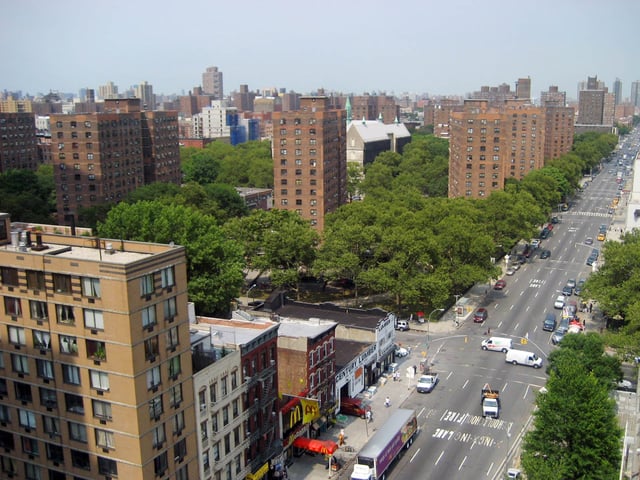 East Harlem neighborhood of New York City, where Shakur was born
