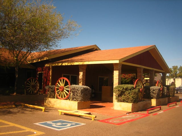 The former Cotulla Barbeque on McPherson Road at Taylor Street was closed, razed in 2012, and replaced by office buildings.