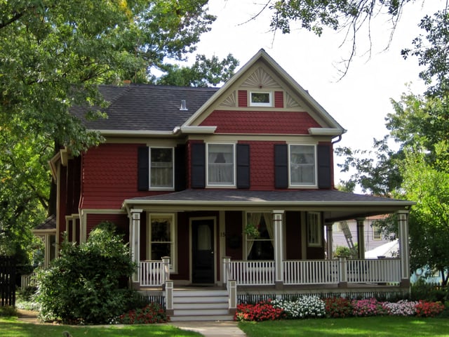 H. A. Unger House (built 1883), in the Naperville Historic District