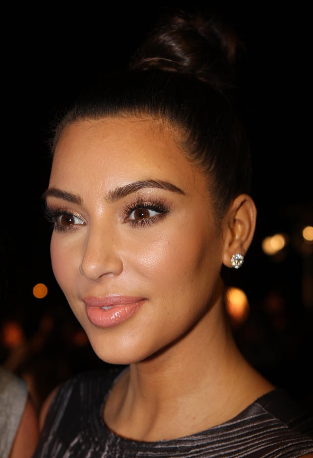 West's wife Kim Kardashian, pictured in September 2012