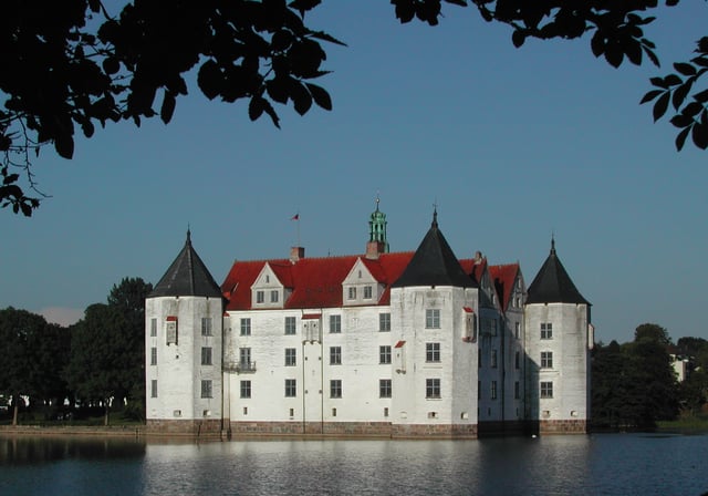 Glücksburg Castle, one of the most important Renaissance castles in northern Europe