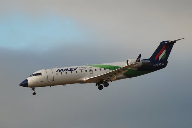 A Malév Bombardier CRJ200