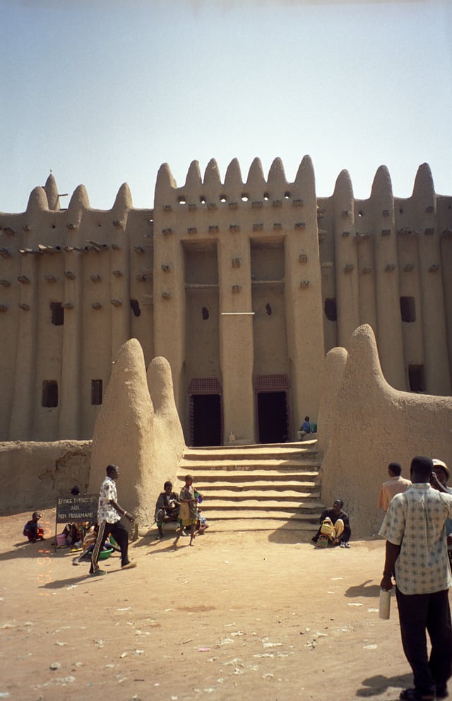 A mosque entrance