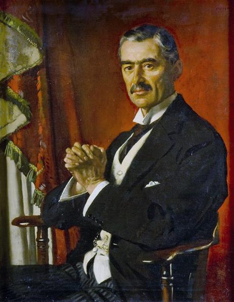 British Prime Minister, Neville Chamberlain