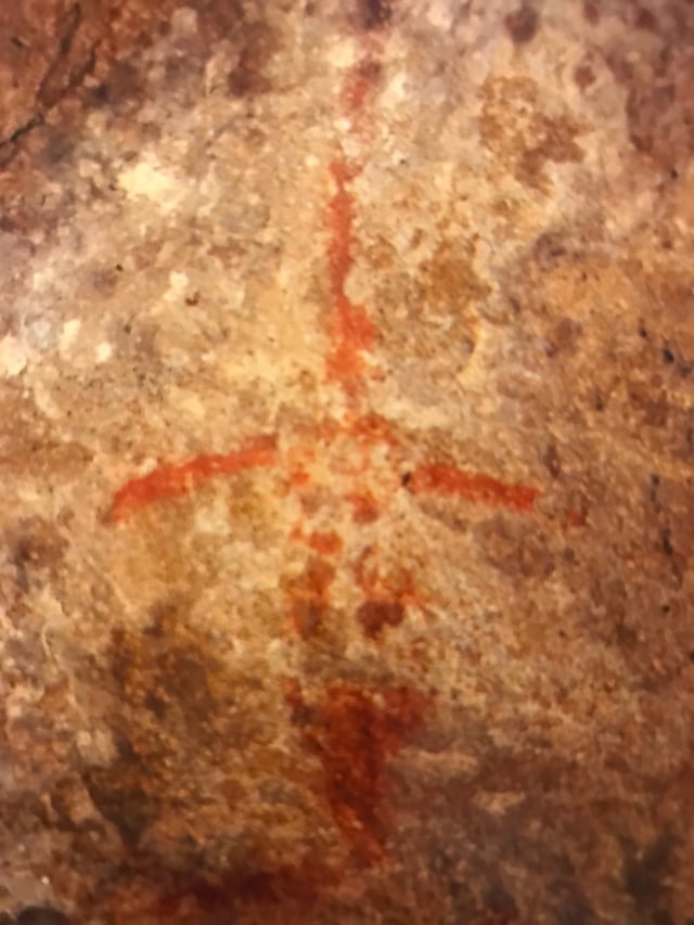 2,000 year-old pictograph in Thousand Oaks.