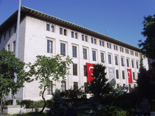 Headquarters of the state-run TRT's Istanbul radio operations