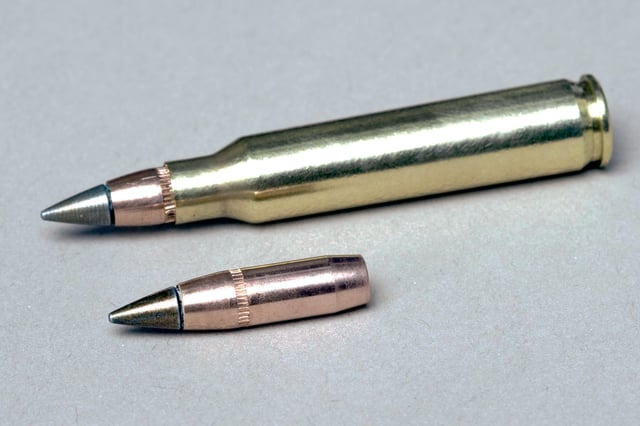 M855A1 Enhanced Performance Round and its environmentally friendly (lead-free) projectile.