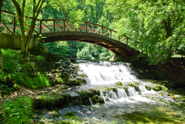 Vrelo Bosne park is on the city outskirts