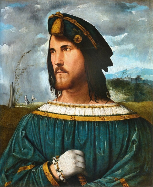 Portrait of Gentleman (Cesare Borgia), used as an example of a successful ruler in The Prince